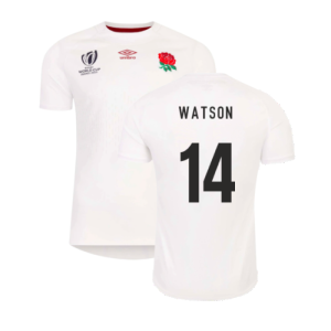 England RWC 2023 Home Replica Rugby Shirt (Watson 14)