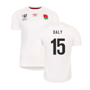 England RWC 2023 Home Rugby Jersey (Kids) (Daly 15)