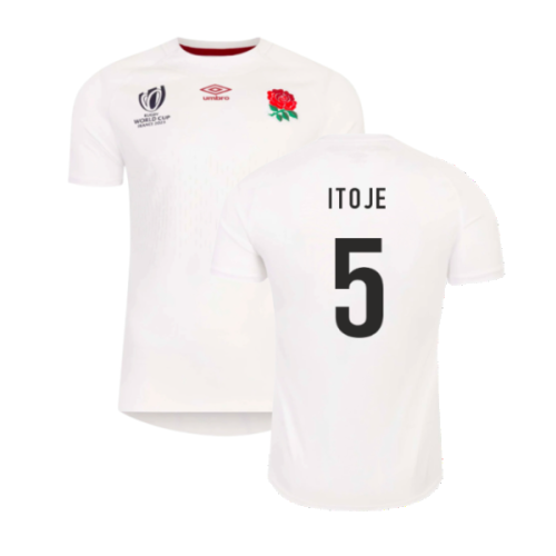 England RWC 2023 Home Rugby Jersey (Kids) (Itoje 5)