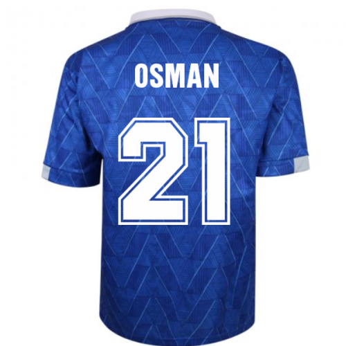 Everton 1990 Home Retro Football Shirt (OSMAN 21)