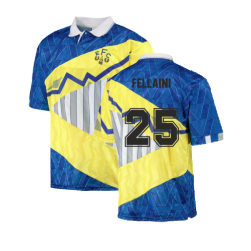 Everton 1990 Mash Up Retro Football Shirt (FELLAINI 25)