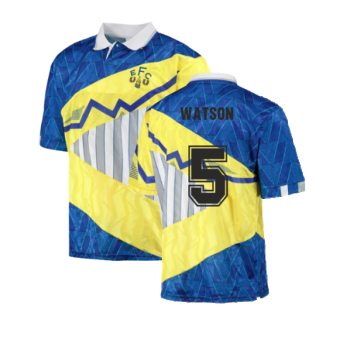 Everton 1990 Mash Up Retro Football Shirt (Watson 5)