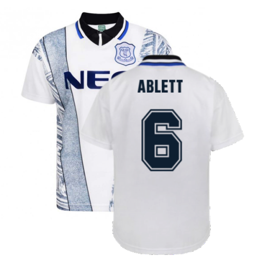 Everton 1995 Away Retro Shirt (Ablett 6)