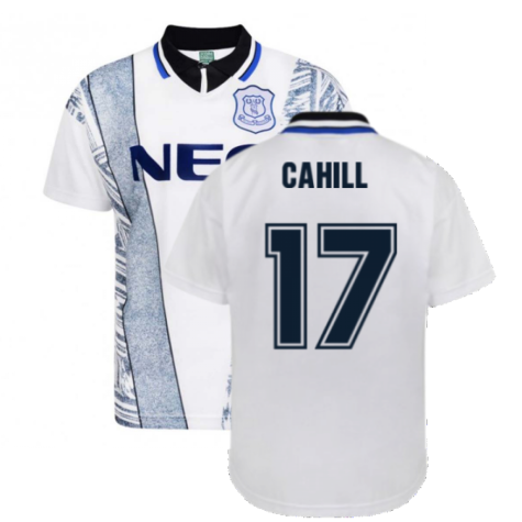 Everton 1995 Away Retro Shirt (CAHILL 17)