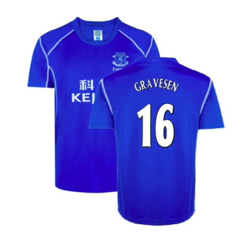 Everton 2002 Retro Home Shirt (Gravesen 16)