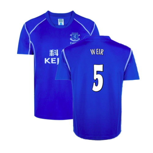 Everton 2002 Retro Home Shirt (Weir 5)