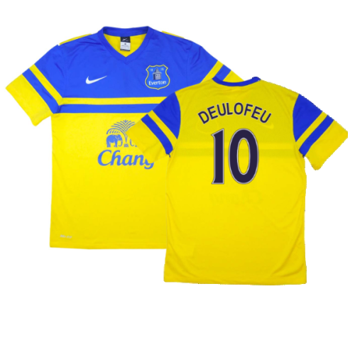 Everton 2013-14 Away Shirt (S) ((Excellent) S) (Deulofeu 10)