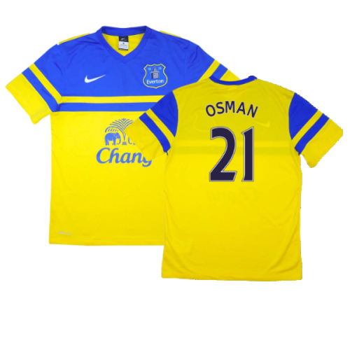 Everton 2013-14 Away Shirt (S) ((Excellent) S) (Osman 21)