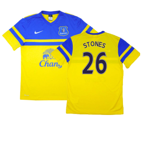 Everton 2013-14 Away Shirt (S) ((Excellent) S) (Stones 26)