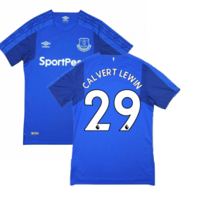 Everton 2017-18 Home Shirt (Good Condition) (L) (Calvert Lewin 29)