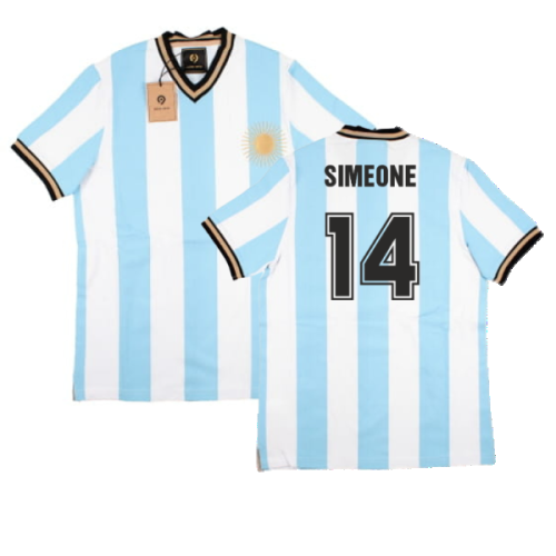 False Nein Argentina Home Vintage Shirt (SIMEONE 14)