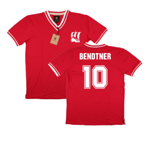 False Nein Denmark Home Shirt (BENDTNER 10)