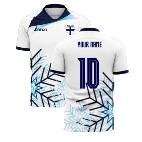 Finland 2024-2025 Home Concept Football Kit (Libero) (Your Name)