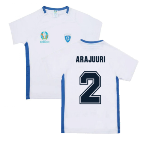 Finland 2021 Polyester T-Shirt (White) - Kids (ARAJUURI 2)