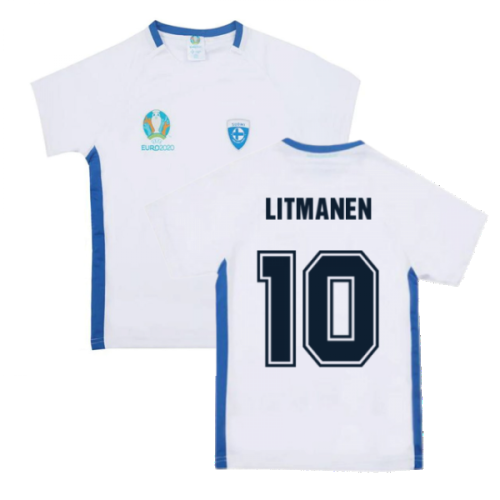 Finland 2021 Polyester T-Shirt (White) - Kids (LITMANEN 10)