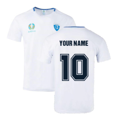 Finland 2021 Polyester T-Shirt (White) (Your Name)