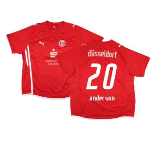 Fortuna Dsseldorf 2009-10 Home Shirt ((Very Good) XXL) (Anderson 20)