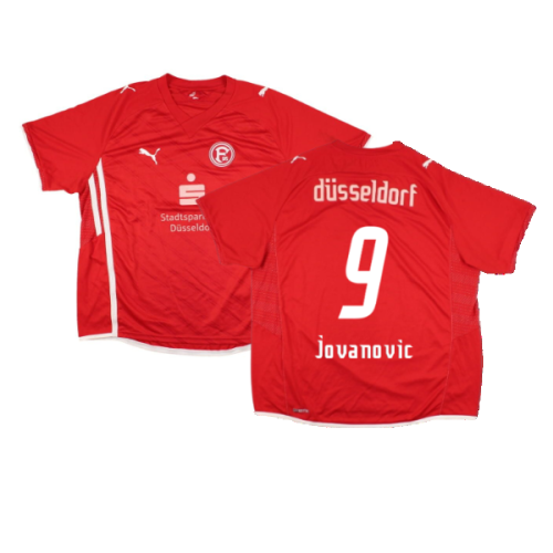 Fortuna Dsseldorf 2009-10 Home Shirt ((Very Good) XXL) (Jovanovic 9)