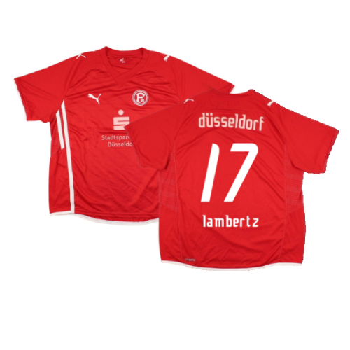 Fortuna Dsseldorf 2009-10 Home Shirt ((Very Good) XXL) (Lambertz 17)