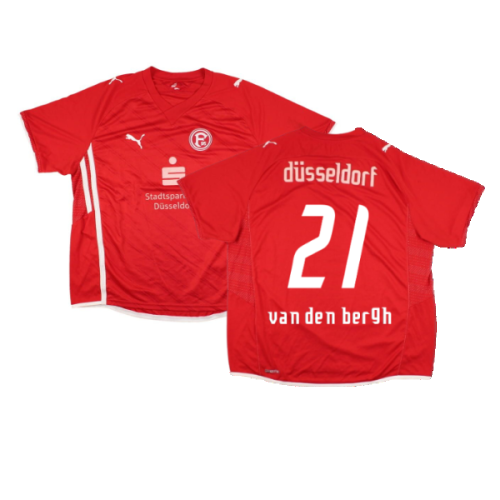 Fortuna Dsseldorf 2009-10 Home Shirt ((Very Good) XXL) (Van Den Bergh 21)