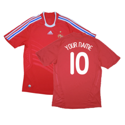 France 2008-10 Away Shirt ((Excellent) XL) (Your Name)