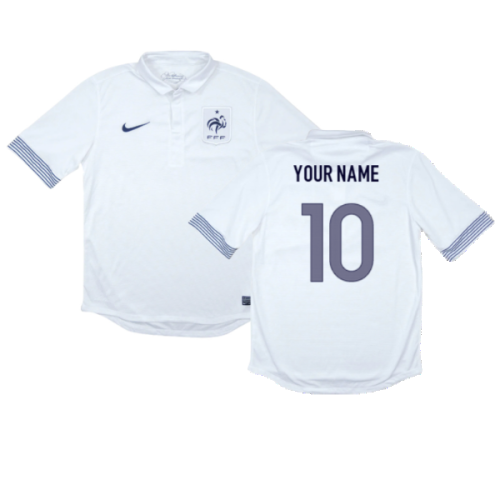 France 2012-13 Away Shirt ((Good) M) (Your Name)