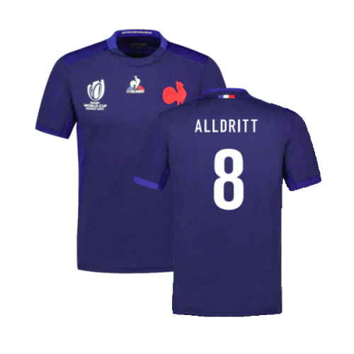 France RWC 2023 Home Rugby Shirt (Alldritt 8)