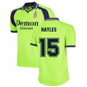 Fulham FC 1999 - 2000 Away Retro Football Shirt (Hayles 15)