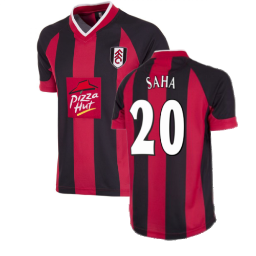 Fulham FC 2001 - 02 Away Retro Football Shirt (Saha 20)