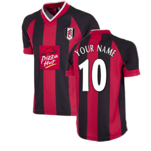 Fulham FC 2001 - 02 Away Retro Football Shirt (Your Name)