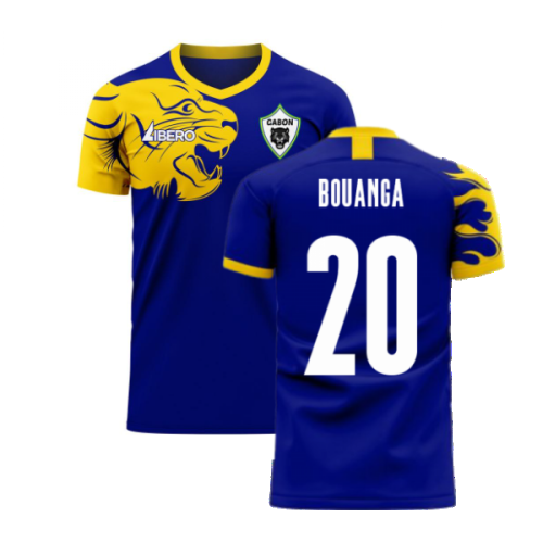 Gabon 2024-2025 Away Concept Football Kit (Libero) (BOUANGA 20)