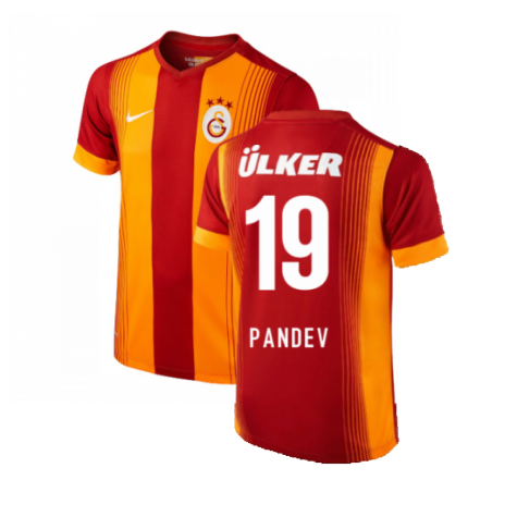 Galatasaray 2014-15 Home Shirt ((Excellent) S) (Pandev 19)