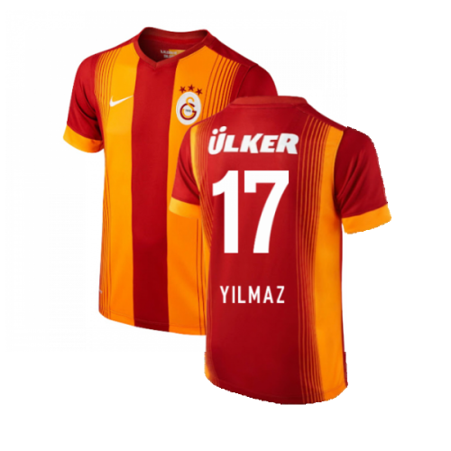 Galatasaray 2014-15 Home Shirt ((Excellent) S) (Ylmaz 17)