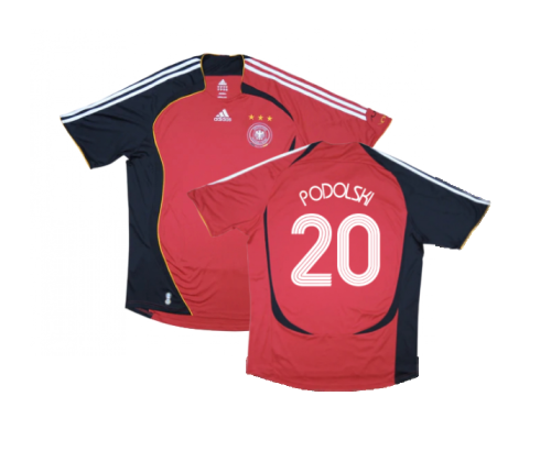 Germany 2006-08 Away Shirt ((Excellent) XL) (Podolski 20)