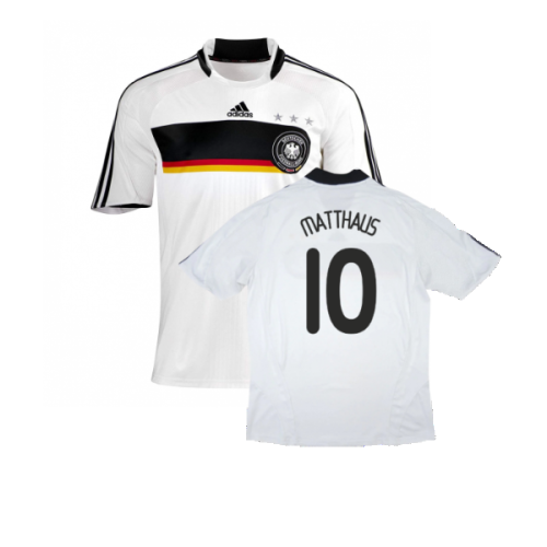 Germany 2008-09 Home Shirt ((Good) S) (MATTHAUS 10)