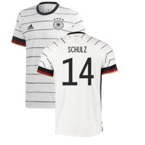 Germany 2020-21 Home Shirt ((Mint) S) (SCHULZ 14)