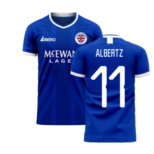 Glasgow 2024-2025 Home Concept Football Kit (Libero) (ALBERTZ 11)