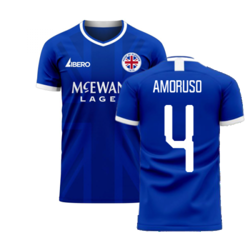 Glasgow 2024-2025 Home Concept Football Kit (Libero) (AMORUSO 4)