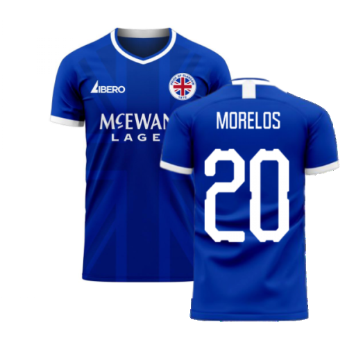 Glasgow 2024-2025 Home Concept Football Kit (Libero) (MORELOS 20)