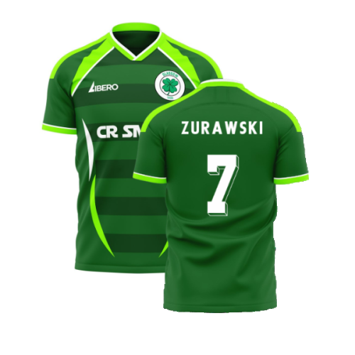 Glasgow Greens 2006 Style Away Concept Shirt (Libero) (Zurawski 7)