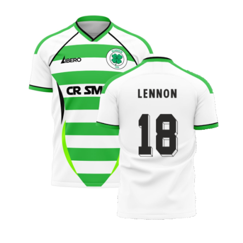 Glasgow Greens 2006 Style Home Concept Shirt (Libero) (Lennon 18)