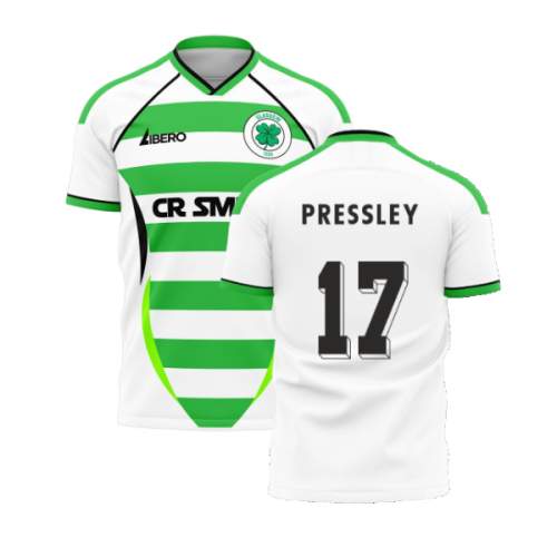 Glasgow Greens 2006 Style Home Concept Shirt (Libero) (Pressley 17)