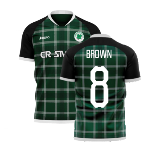 Glasgow Greens 2024-2025 Away Concept Shirt (Libero) (BROWN 8)