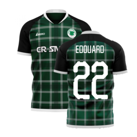 Glasgow Greens 2024-2025 Away Concept Shirt (Libero) (EDOUARD 22)