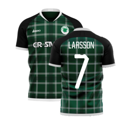 Glasgow Greens 2024-2025 Away Concept Shirt (Libero) (LARSSON 7)