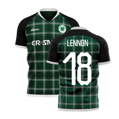 Glasgow Greens 2024-2025 Away Concept Shirt (Libero) (LENNON 18)