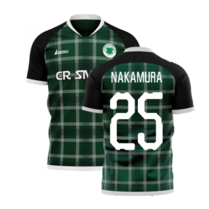 Glasgow Greens 2024-2025 Away Concept Shirt (Libero) (NAKAMURA 25)