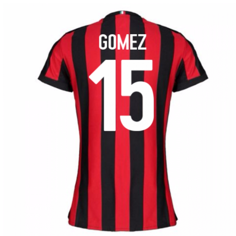 2017-2018 AC Milan Womens Home Shirt (Gomez 15)