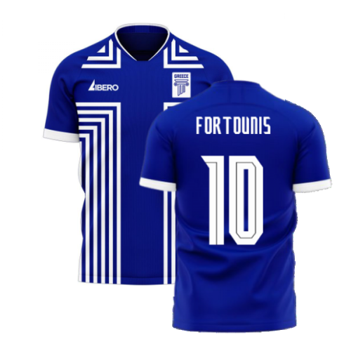 Greece 2024-2025 Away Concept Football Kit (Libero) (FORTOUNIS 10)