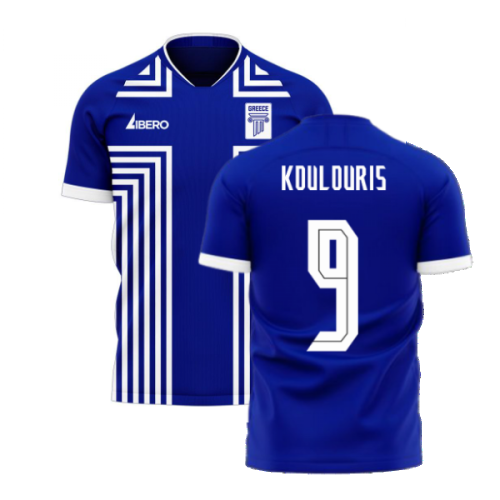 Greece 2024-2025 Away Concept Football Kit (Libero) (KOULOURIS 9)